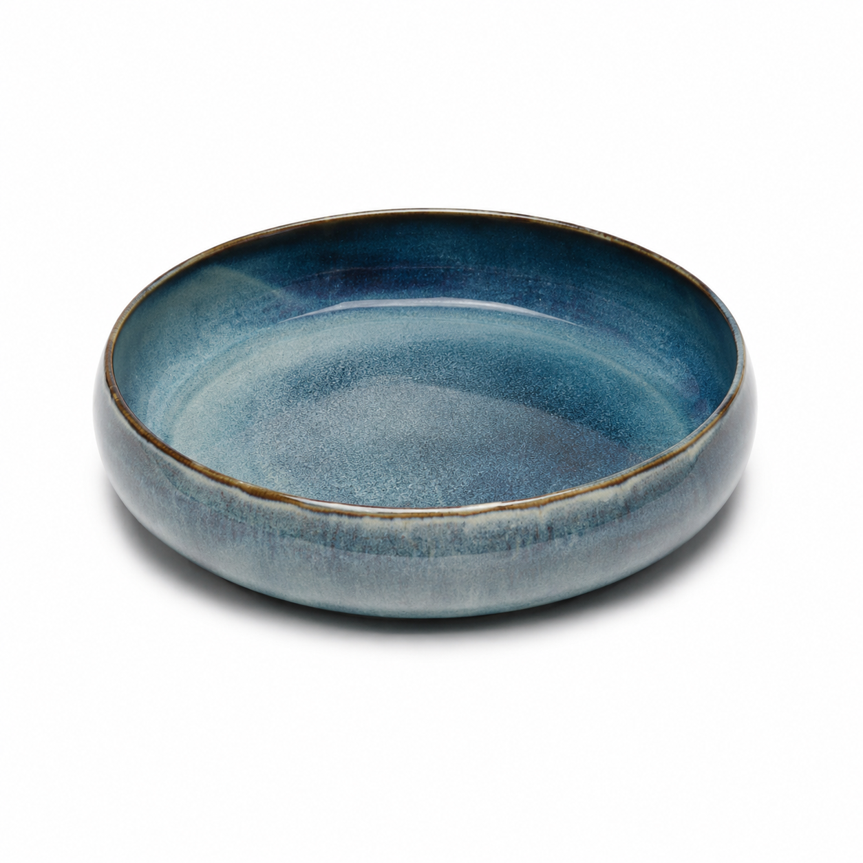 קערת STONE WARE כחולה 22 ס"מ