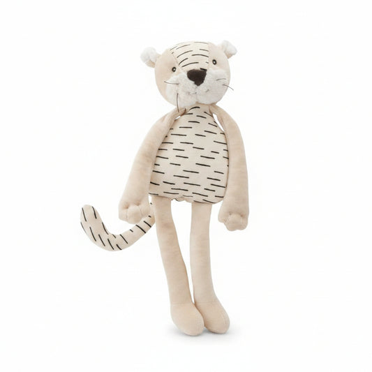 מבט נוסף על רעשן הנמר Baboo של Moulin Roty