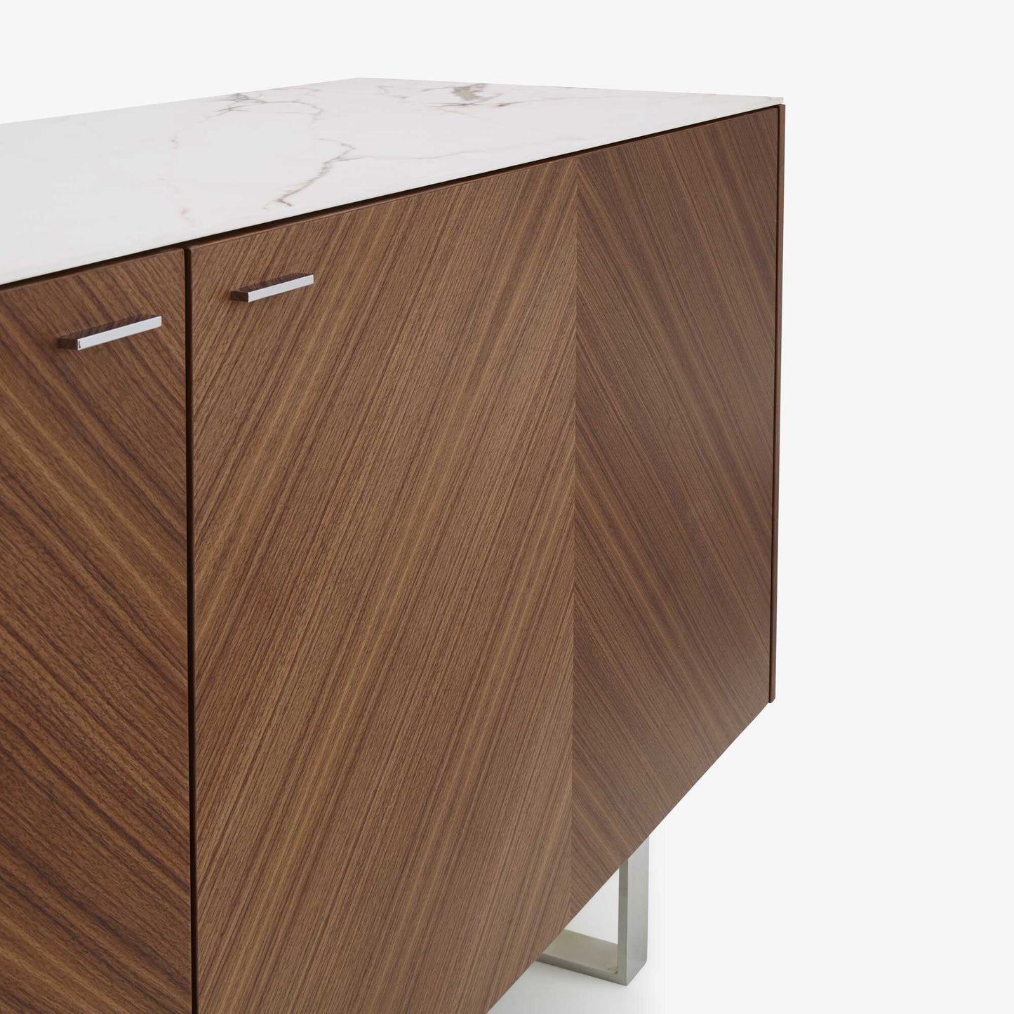 שידת COPLAN 2 מעץ אגוז עם משטח קרמיקה, מבית Ligne Roset – תמונה 3