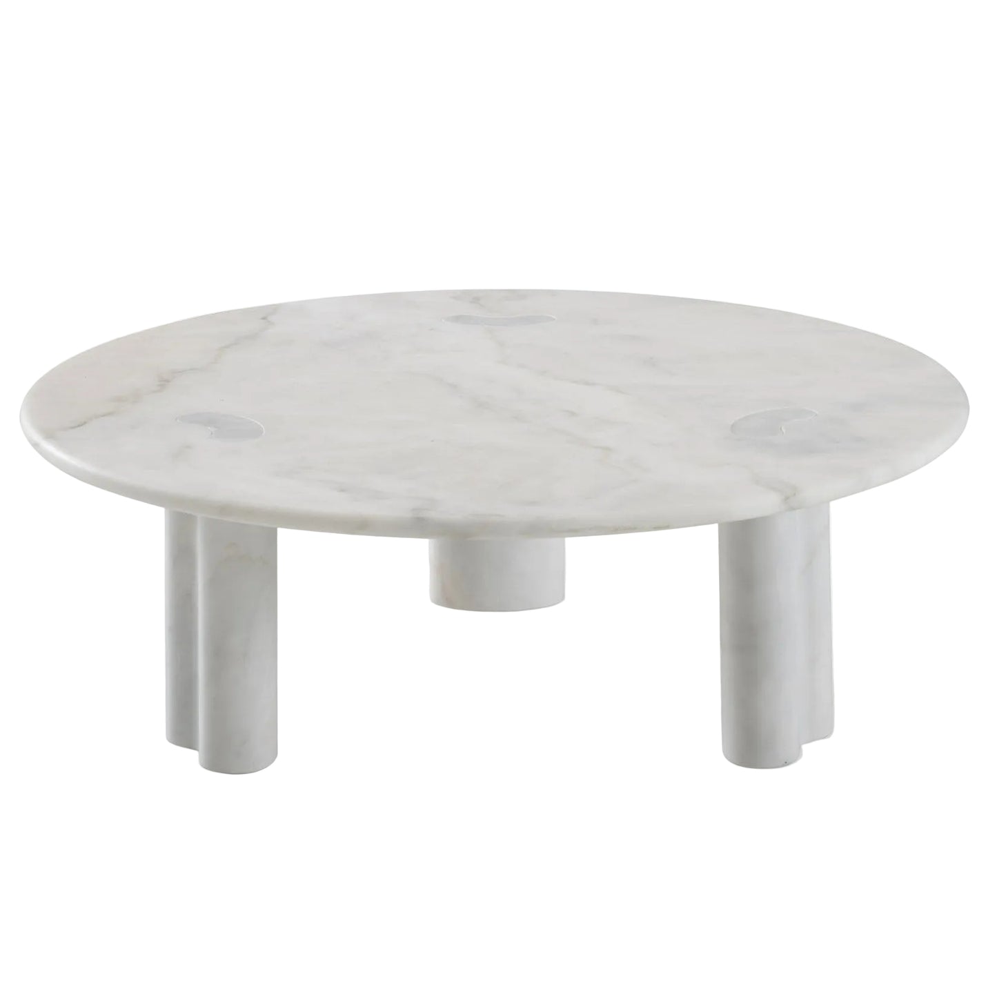 שולחן סלון PEANUT עגול עם משטח שיש, מבית Ligne Roset