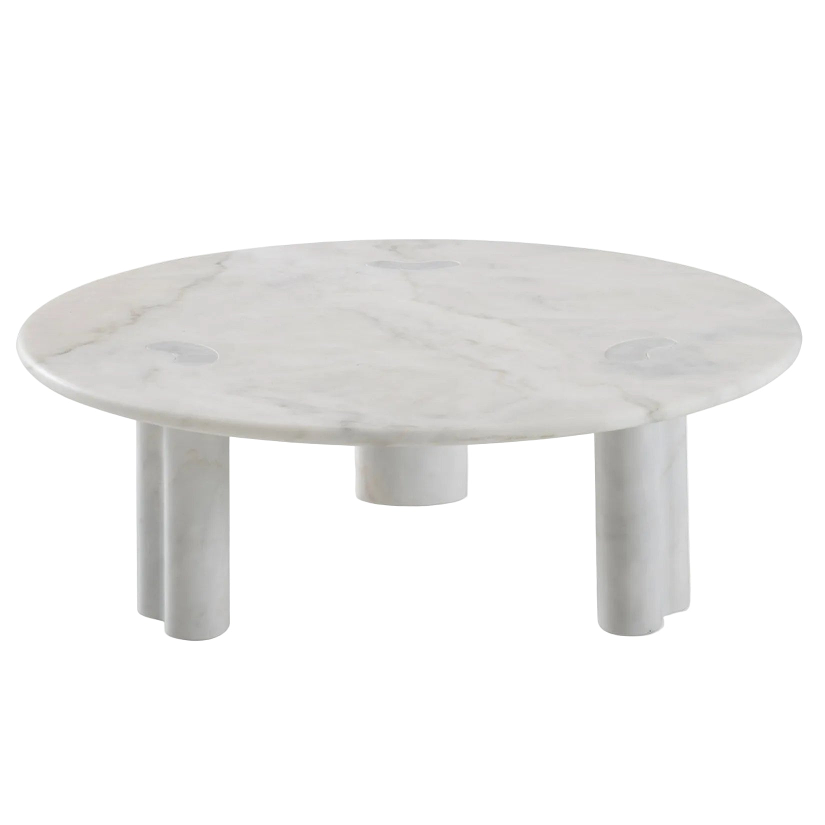 שולחן סלון PEANUT עגול עם משטח שיש, מבית Ligne Roset