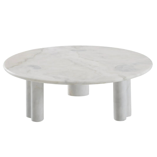 שולחן סלון PEANUT עגול עם משטח שיש, מבית Ligne Roset
