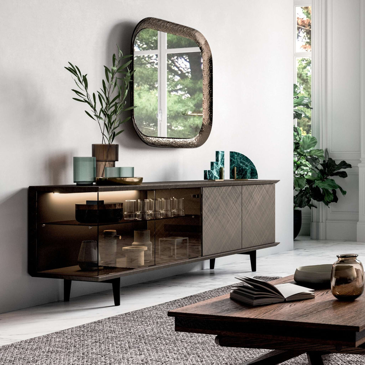 מזנון BRERA VETRO מבית Ozzio Italia – תמונה 2