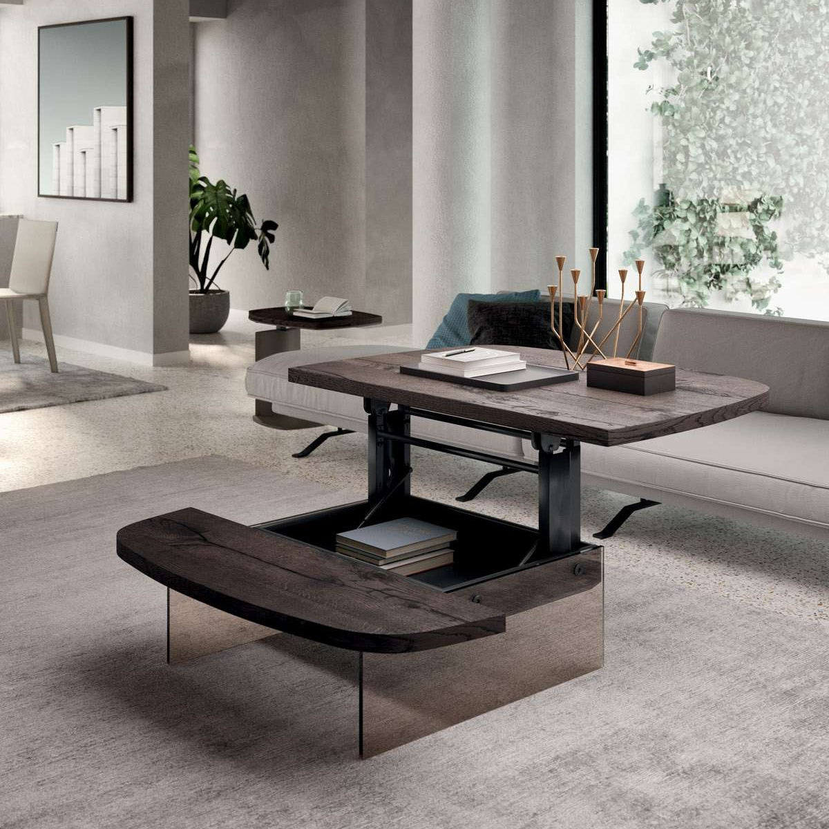 שולחן סלון מתרומם AURELIUS מבית Ozzio Italia – תמונה 3