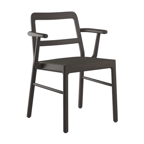 כסא OP Opera Prima עם משענת פתוחה וידיות מבית Marte Design