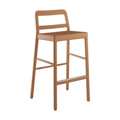 כסא בר OP Opera Prima עם משענת פתוחה מבית Marte Design