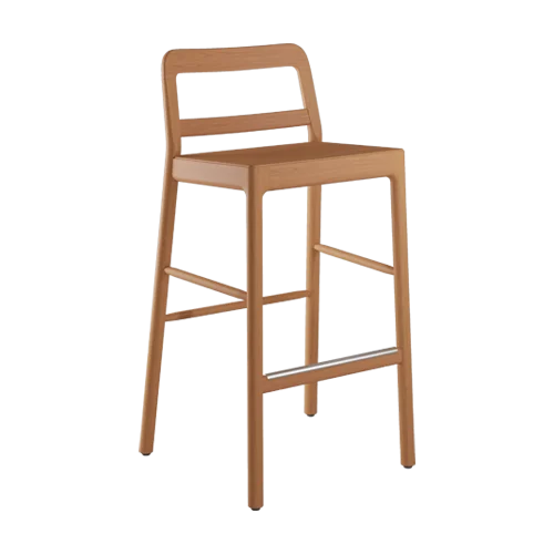 כסא בר OP Opera Prima עם משענת פתוחה מבית Marte Design