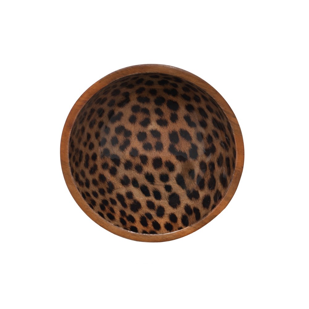 קערית עץ LEOPARD 18 ס"מ מבית Bastide, תמונה 2