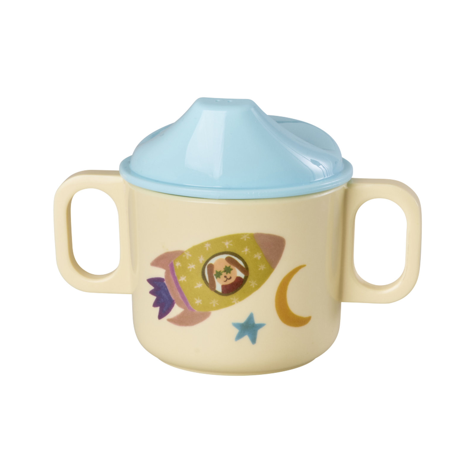 ספל מלמין לתינוק כלב בחלל