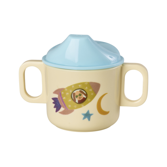 ספל מלמין לתינוק כלב בחלל
