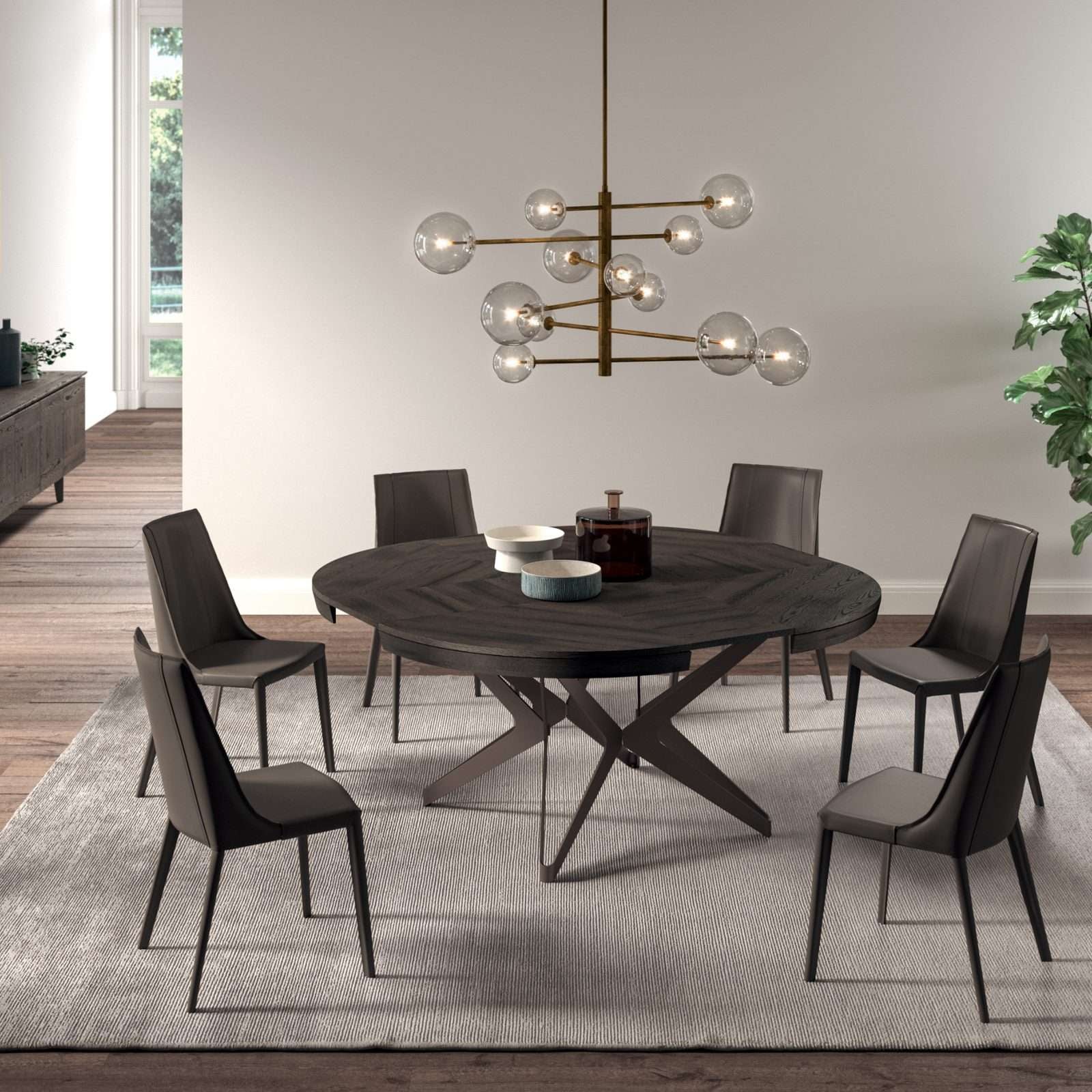 שולחן נפתח BIG ROUND מבית Ozzio Italia – תמונה 4