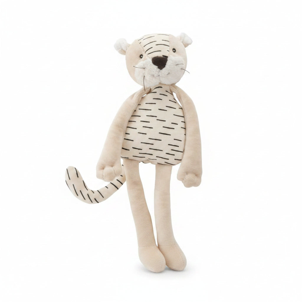 מבט נוסף על רעשן הנמר Baboo של Moulin Roty