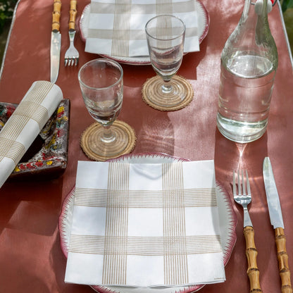 מפיות קומפוסטביליות Rustic Ficelle מבית Françoise Paviot, תמונה 2