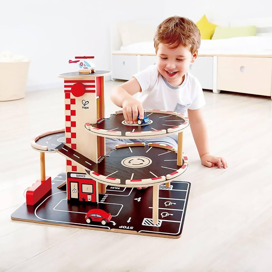 סט חניון לילדים מבית Hape – תמונה 2