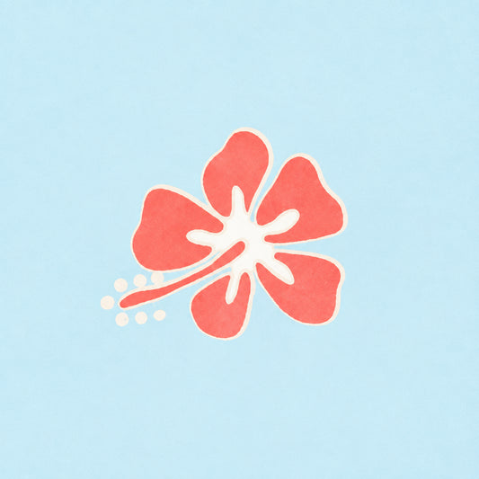 מפיות קוקטייל Hibiscus מבית Françoise Paviot