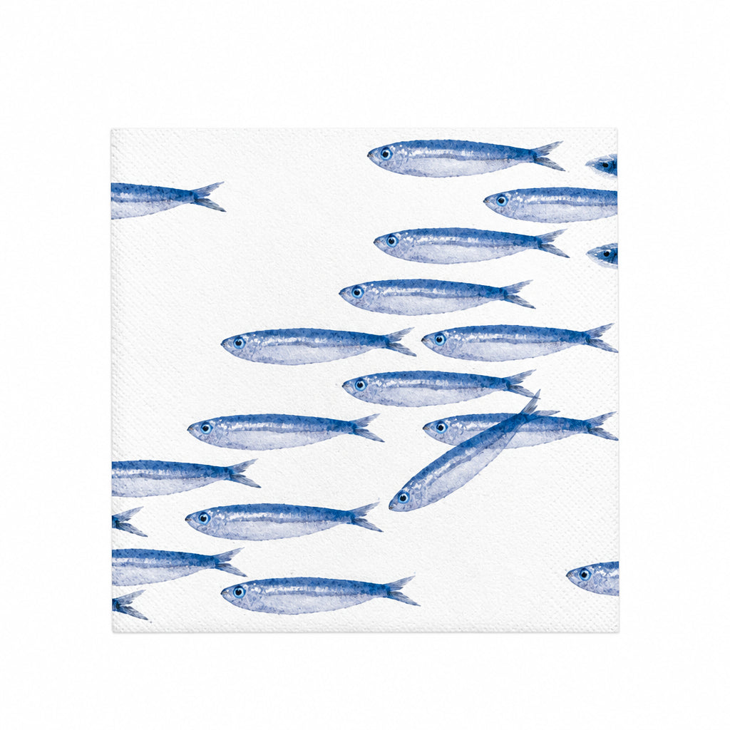 מפיות קוקטייל Sardines מבית Françoise Paviot