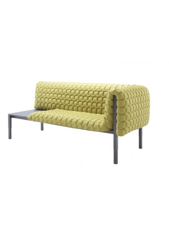 Three-seater RUCHE sofa