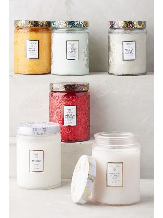 MOKARA candle in large glass jar