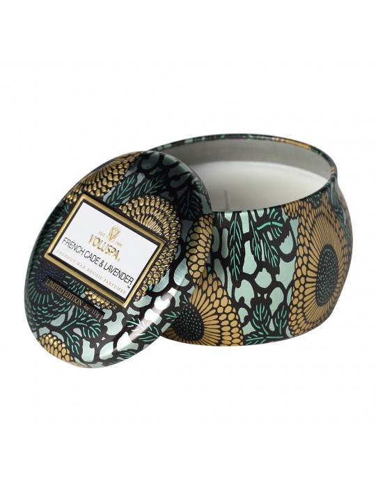 FRENCH CADE LAVENDER candle in small glass jar