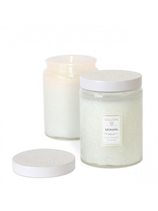 MOKARA candle in large glass jar