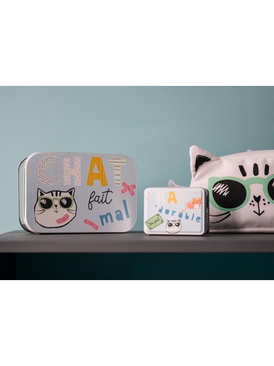 קופסת פח- חתול