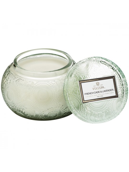 נר FRENCH CADE LAVENDER בצנצנת זכוכית גדולה