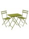 סט שולחן ושני כסאות מתקפלים